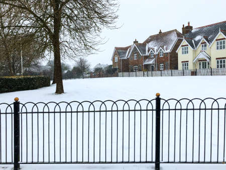 Winter in the countryside in South of England.の写真素材
