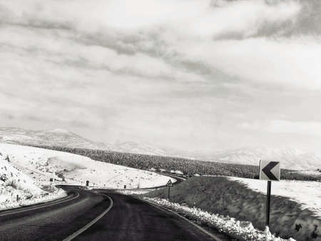 Take a tour of nature during the winter season of Turkey.の写真素材
