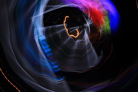 Abstract light dance backgroundの写真素材
