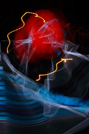 Abstract light dance background