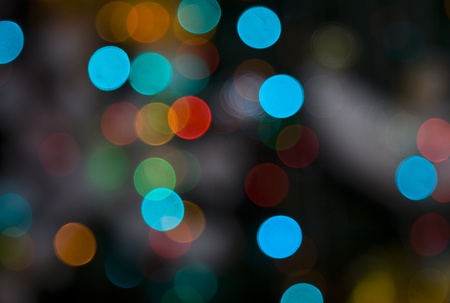 bstract background of holiday lights の写真素材