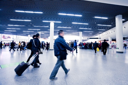 Passenger in the subway station in Shanghaiのeditorial素材