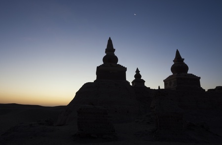 China,Inner Mongolia,Alxa League,EJINAQI,black cityの写真素材