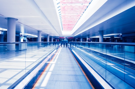 Passenger in the Shanghai airportのeditorial素材