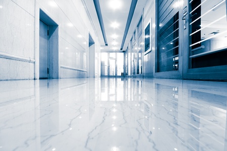 office corridor door glassのeditorial素材