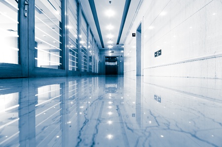 office corridor door glassのeditorial素材