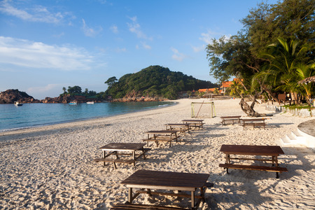 Tourist resort beach