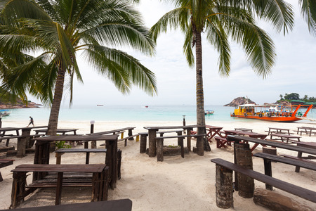 Tourist resort beach