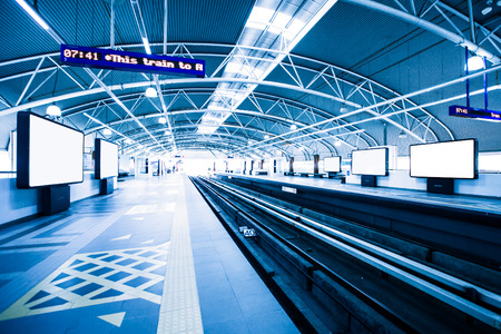 Subway station in Kuala Lumpur, Malaysiaのeditorial素材