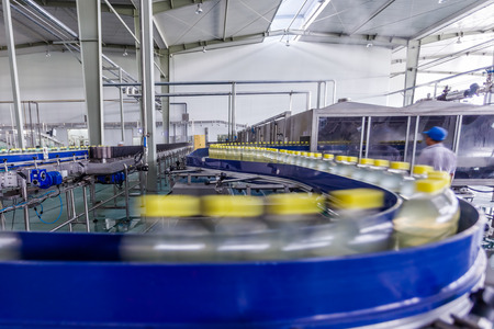 drinks production plant in China