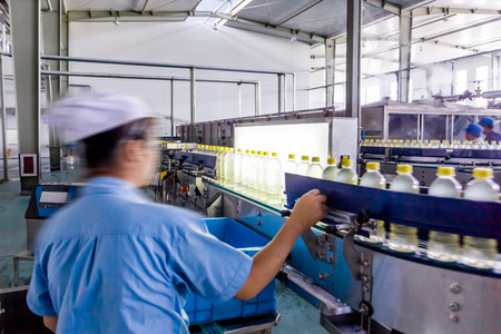 drinks production plant in Chinaの写真素材