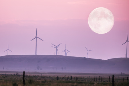 Prairie sunsetの写真素材