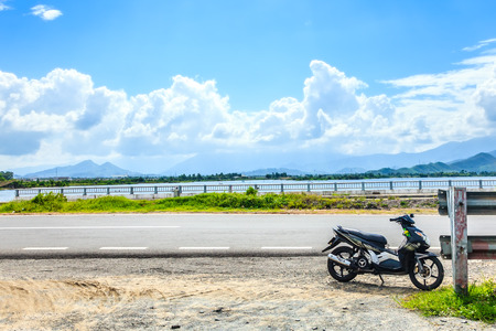 The seaside highwayのeditorial素材