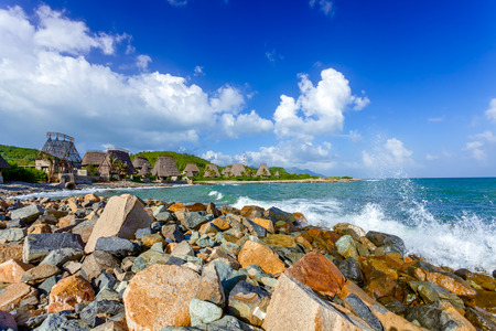 Sea in Vietnam, resort beside beachのeditorial素材