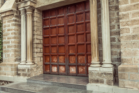 Christ the Redeemer in Nha Trang Cathedral, Nha Trang, Vietnamの写真素材