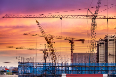 construction siteの写真素材