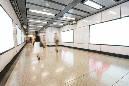 Subway  corridorのeditorial素材