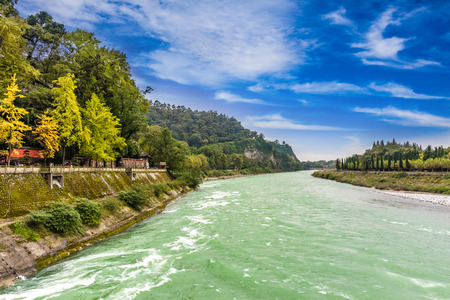 Du jiang yan in Sichuan of Chinaのeditorial素材