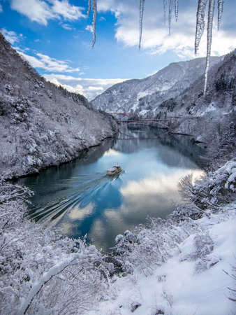 Beautiful winter landscapeの写真素材
