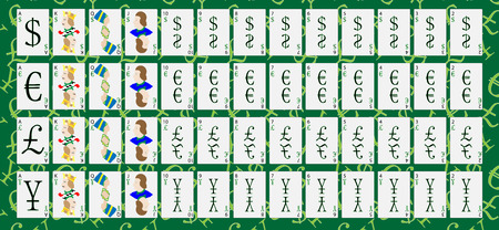 Design of playing cards. のイラスト素材