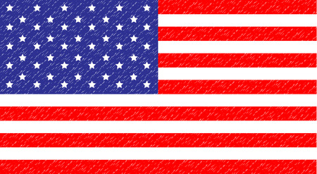 Flag USA. America and freedom, state and nation, vector illustrationの写真素材