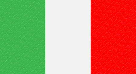 Flag italy. Italian banner, national patriotism, state and patriot, vector illustrationの写真素材
