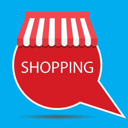 Label badge shopping vector for store. Shopping icon and sale fashion illustrationのイラスト素材
