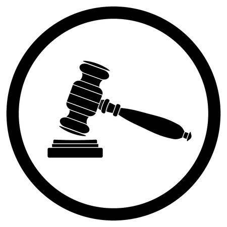 Hammer for verdict legislation.のイラスト素材