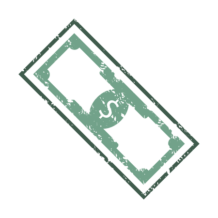Dollar stamp texture banknote. Vector stamp rubber of banknote money, currency seal grunge illustrationのイラスト素材