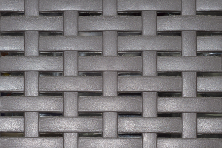 Gray plastic woven stripes gradient textural background