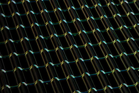 Abstract texture, black background. View from the front. UNUSUAL SURFACE.