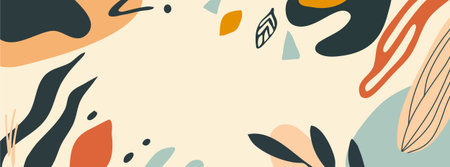 A simple background with abstract shapes