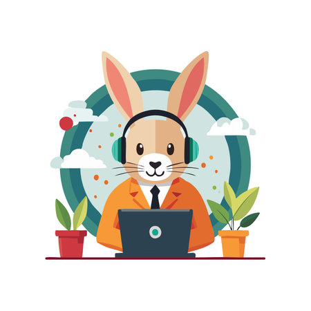 Rabbit Dispatcherのイラスト素材