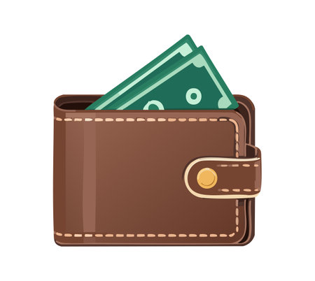Simple Wallet Iconのイラスト素材