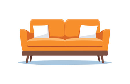 A Sofa simple illustrationのイラスト素材