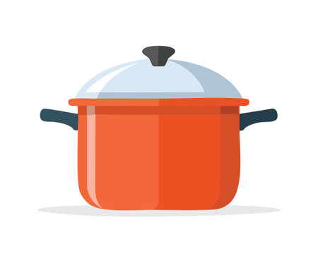 A Pot simple illustrationのイラスト素材