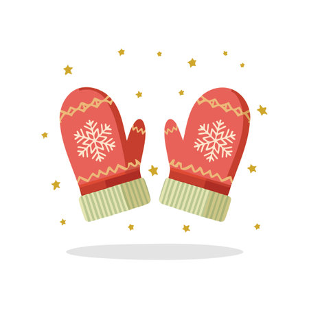 Two mittensのイラスト素材