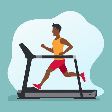 Treadmill with Running Person