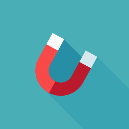Sleek Magnet Attract Iconのイラスト素材