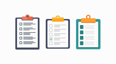 Basic Clipboard List Icon