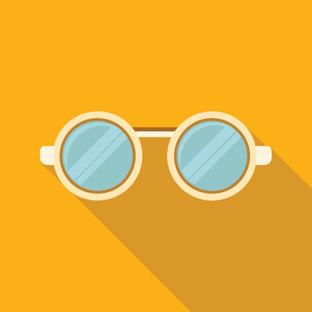 Minimalist Lorgnette Eyewear Iconのイラスト素材