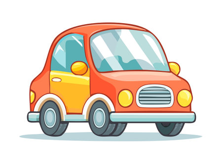 Cars in Chibi Styleのイラスト素材