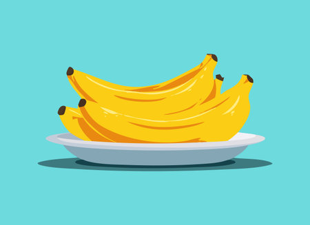 Illustration Pisang Goreng Fried Bananaのイラスト素材