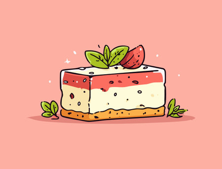 Illustration Semifreddo Frozen Italian