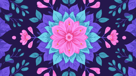 Mandala Seamless Pattern for Backgroundsのイラスト素材