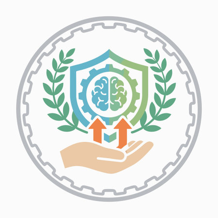 Mental Health Support and Development Iconのイラスト素材