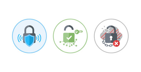 Encrypted Data Permission Icons