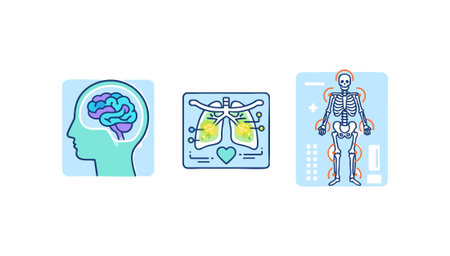 AI Radiology Scan Analysis Icons