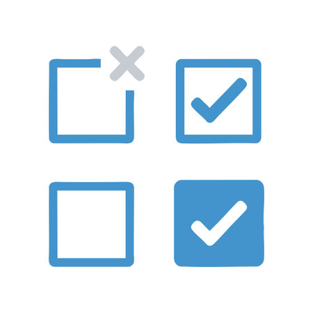 User Agreement Checkbox Icons
