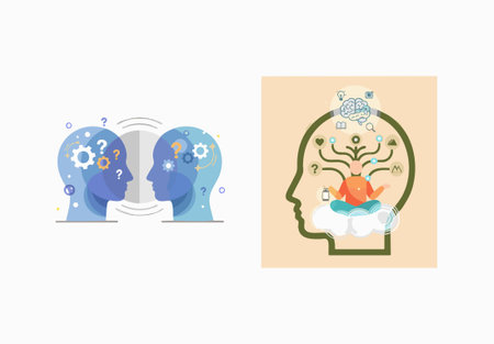 Self Reflection Iconsのイラスト素材